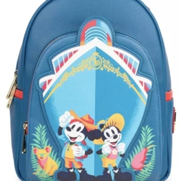 Loungefly Handbags - Disney Cruise Line Loungefly Backpack Australia Mickey Minnie - NWT